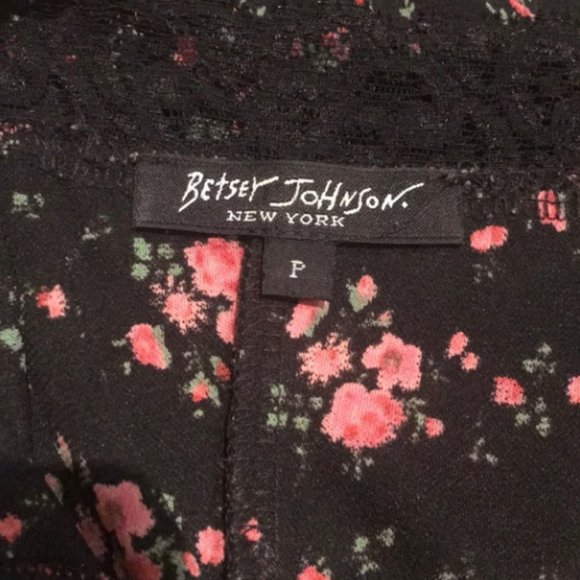 Vintage Betsey Johnson Dress Lace Trim Size P fits 2, 4, S, XS - Picture 5 of 8